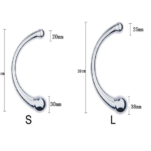 Hook Ended Steel 5858 Stainless Anal Elegant Double 0716